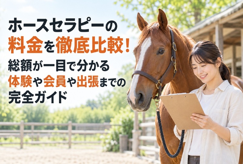 画像1200：ホースセラピーの料金を徹底比較！総額が一目で分かる体験や会員や出張までの完全ガイド