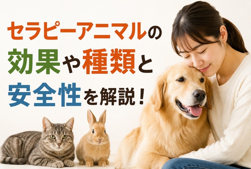 画像992：セラピーアニマルの効果や種類と安全性を解説！